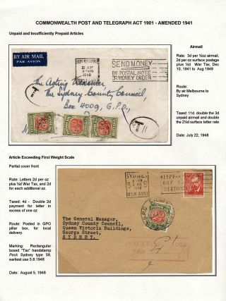AUSTRALIA: POSTAGE DUE – sheet 40