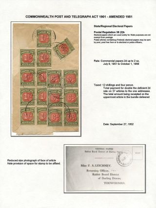 AUSTRALIA: POSTAGE DUE – sheet 46
