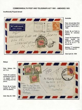 AUSTRALIA: POSTAGE DUE – sheet 49