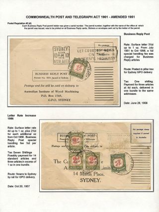 AUSTRALIA: POSTAGE DUE – sheet 51