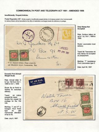 AUSTRALIA: POSTAGE DUE – sheet 52