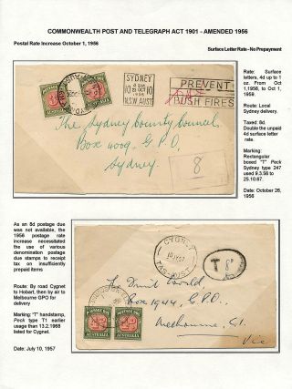 AUSTRALIA: POSTAGE DUE – sheet 55