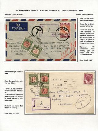 AUSTRALIA: POSTAGE DUE – sheet 56
