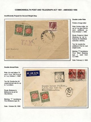 AUSTRALIA: POSTAGE DUE – sheet 57