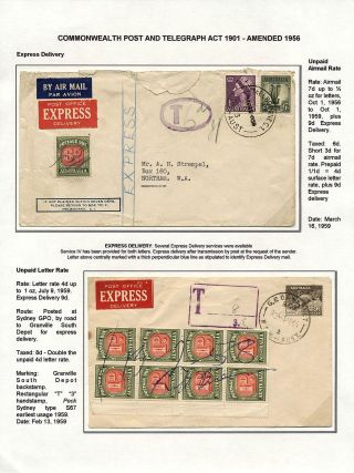 AUSTRALIA: POSTAGE DUE – sheet 58
