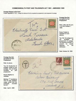 AUSTRALIA: POSTAGE DUE – sheet 59