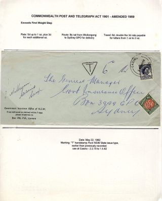 AUSTRALIA: POSTAGE DUE – sheet 62