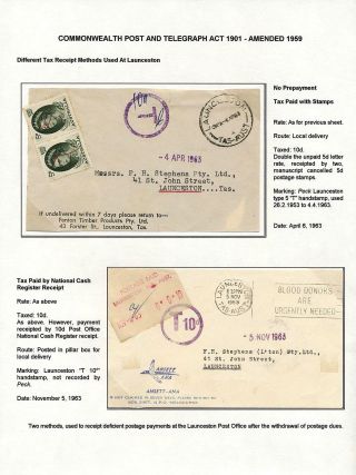 AUSTRALIA: POSTAGE DUE – sheet 65