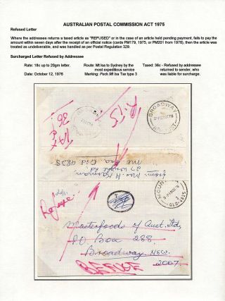 AUSTRALIA: POSTAGE DUE – sheet 68