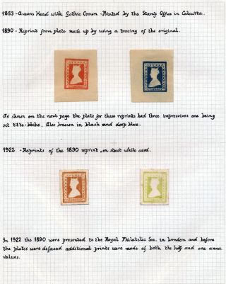 INDIEN 1852-1946: BRITISCH-INDIEN & INDIEN, NACH AUSLAND VERWENDET – Blatt 4