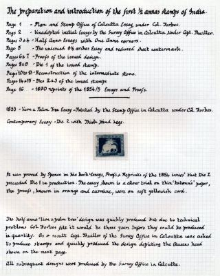INDIEN 1852-1946: BRITISCH-INDIEN & INDIEN, NACH AUSLAND VERWENDET – Blatt 8