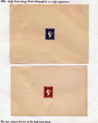 INDIEN 1852-1946: BRITISCH-INDIEN & INDIEN, NACH AUSLAND VERWENDET – Blatt 9