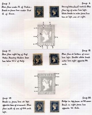 INDIA 1852-1946, BRITISH INDIA AND INDIA USED TO ABROAD – sheet 18