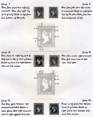 INDIA 1852-1946, BRITISH INDIA AND INDIA USED TO ABROAD – sheet 21