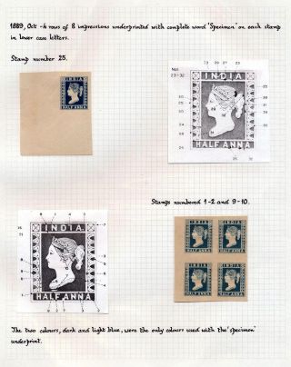 INDIA 1852-1946, BRITISH INDIA AND INDIA USED TO ABROAD – sheet 29