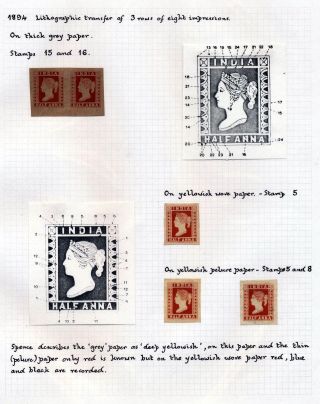 INDIA 1852-1946, BRITISH INDIA AND INDIA USED TO ABROAD – sheet 31