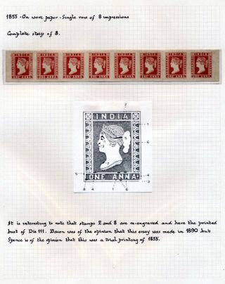 INDIA 1852-1946, BRITISH INDIA AND INDIA USED TO ABROAD – sheet 36