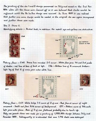 INDIA 1852-1946, BRITISH INDIA AND INDIA USED TO ABROAD – sheet 44