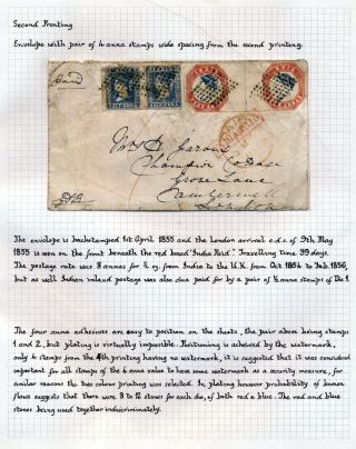 INDIA 1852-1946, BRITISH INDIA AND INDIA USED TO ABROAD – sheet 60
