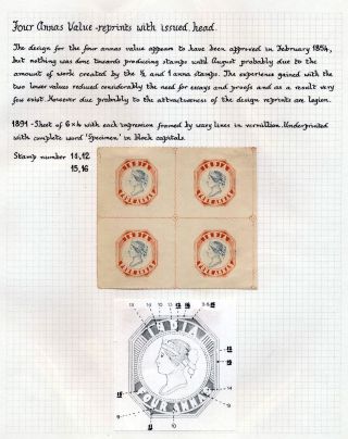 INDIA 1852-1946, BRITISH INDIA AND INDIA USED TO ABROAD – sheet 64