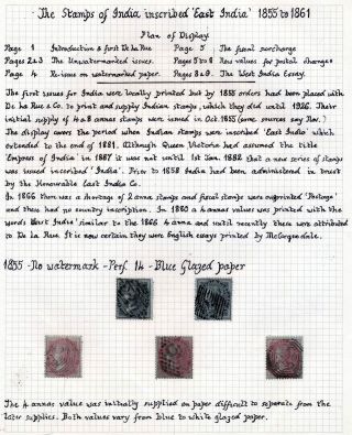 INDIA 1852-1946, BRITISH INDIA AND INDIA USED TO ABROAD – sheet 76