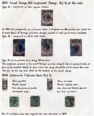 INDIA 1852-1946, BRITISH INDIA AND INDIA USED TO ABROAD – sheet 80