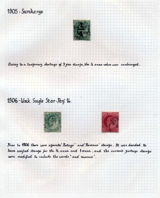 INDIA 1852-1946, BRITISH INDIA AND INDIA USED TO ABROAD – sheet 102