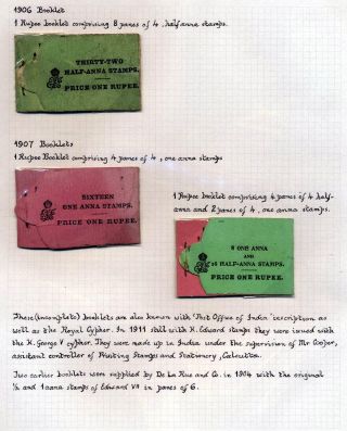 INDIA 1852-1946, BRITISH INDIA AND INDIA USED TO ABROAD – sheet 103