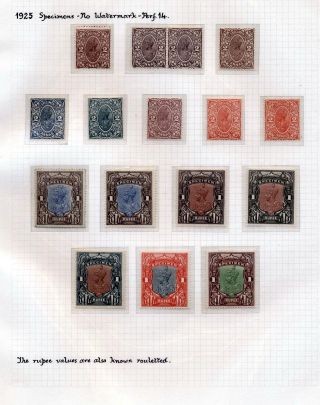 INDIA 1852-1946, BRITISH INDIA AND INDIA USED TO ABROAD – sheet 129