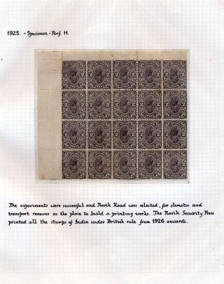 INDIA 1852-1946, BRITISH INDIA AND INDIA USED TO ABROAD – sheet 130