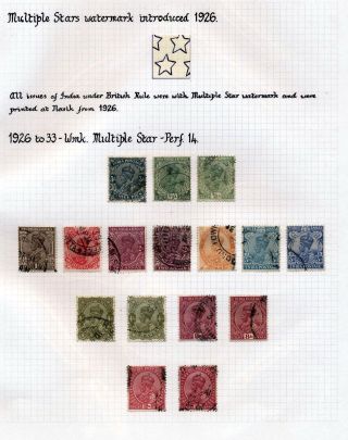 INDIA 1852-1946, BRITISH INDIA AND INDIA USED TO ABROAD – sheet 131