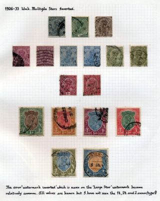 INDIA 1852-1946, BRITISH INDIA AND INDIA USED TO ABROAD – sheet 133