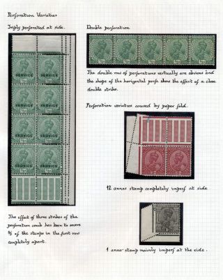 INDIA 1852-1946, BRITISH INDIA AND INDIA USED TO ABROAD – sheet 136