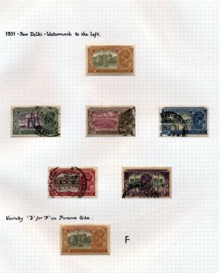 INDIA 1852-1946, BRITISH INDIA AND INDIA USED TO ABROAD – sheet 142