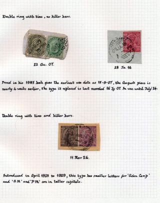 INDIA 1852-1946, BRITISH INDIA AND INDIA USED TO ABROAD – sheet 210