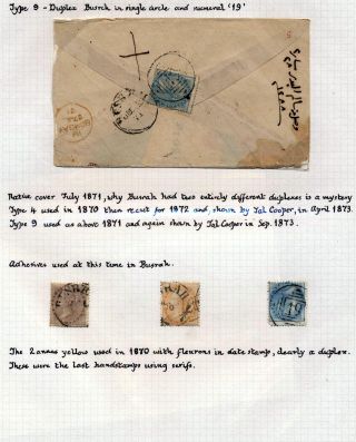 INDIE 1852-1946: BRITSKÁ INDIE & INDIE, POUŽITÍ DO ZAHRANIČÍ – list 271