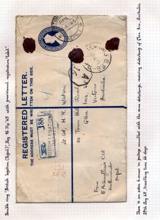 INDIA 1852-1946, BRITISH INDIA AND INDIA USED TO ABROAD – sheet 311