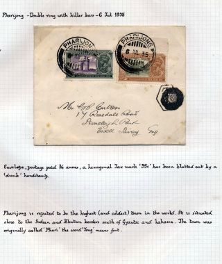 INDIA 1852-1946, BRITISH INDIA AND INDIA USED TO ABROAD – sheet 314