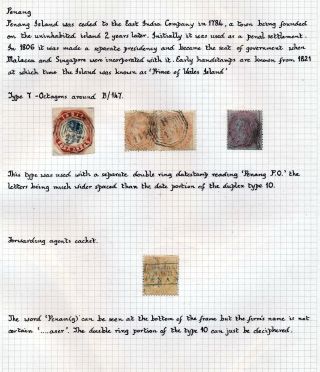INDIA 1852-1946, BRITISH INDIA AND INDIA USED TO ABROAD – sheet 328