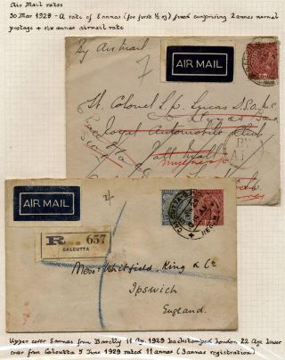 INDIA 1852-1946, BRITISH INDIA AND INDIA USED TO ABROAD – sheet 431