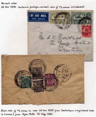 INDIA 1852-1946, BRITISH INDIA AND INDIA USED TO ABROAD – sheet 438