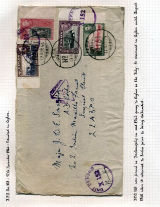 INDIA 1852-1946, BRITISH INDIA AND INDIA USED TO ABROAD – sheet 469