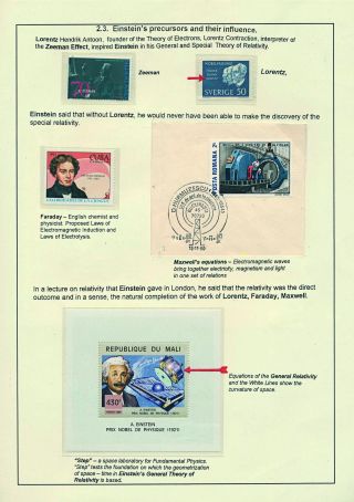 PROFESSOR DR. ALBERT EINSTEIN - 1879-1955 – sheet 17