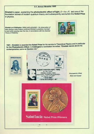 PROFESSOR DR. ALBERT EINSTEIN - 1879-1955 – sheet 24