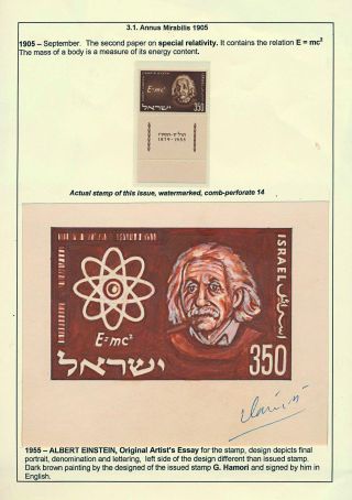 PROFESSOR DR. ALBERT EINSTEIN - 1879-1955 – sheet 27