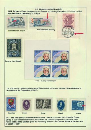 PROFESSOR DR. ALBERT EINSTEIN - 1879-1955 – sheet 28
