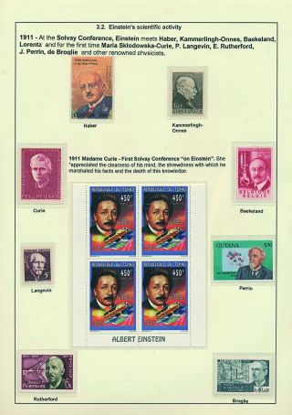 PROFESSOR DR. ALBERT EINSTEIN - 1879-1955 – sheet 29