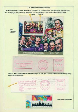 PROFESSOR DR. ALBERT EINSTEIN - 1879-1955 – sheet 32