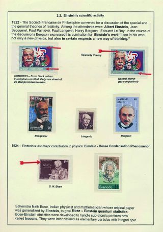 PROFESSOR DR. ALBERT EINSTEIN - 1879-1955 – sheet 36