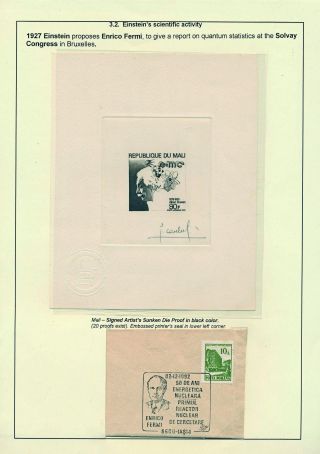 PROFESSOR DR. ALBERT EINSTEIN - 1879-1955 – sheet 38